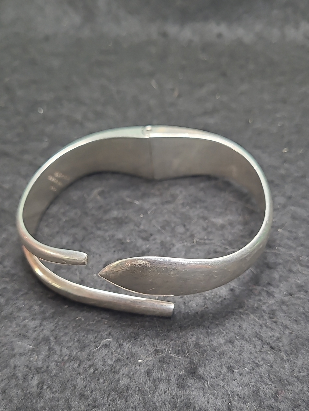Taxco Designer Sterling Silver Clamper Bracelet
